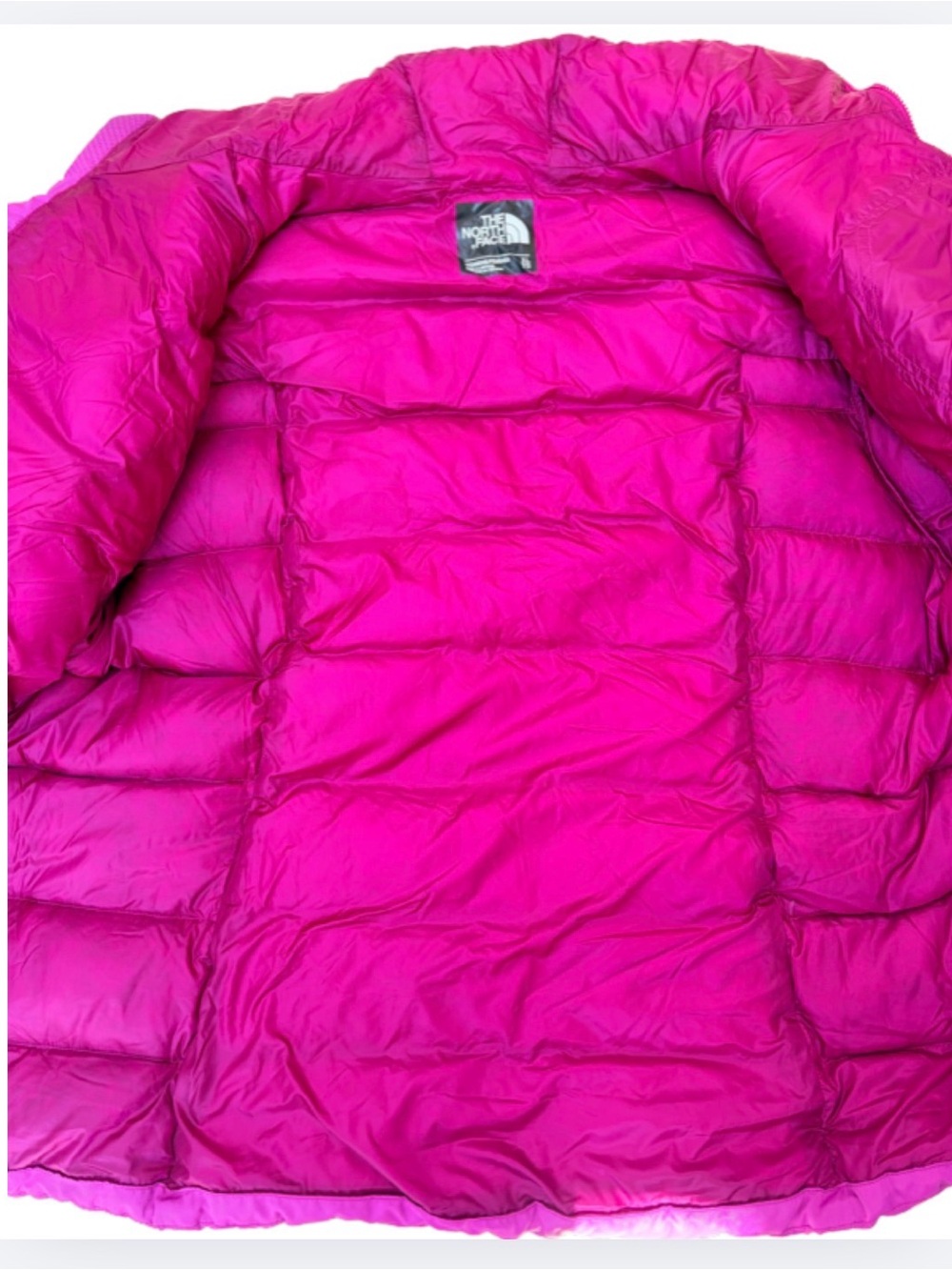 The North Face Women's Vibrant Purple Insulated Puffer Jacket - Picture 5 of 6